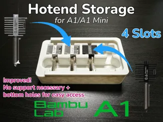 IMPROVED A1/A1 Mini Hotend Storage Box