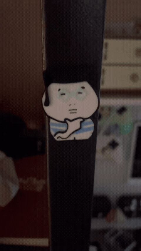 思考中钥匙扣冰箱贴 Thinking Keychain Refrigerator Magnet