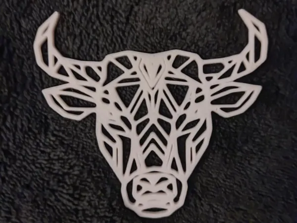Tête de taureau décorative