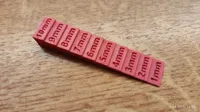 Jauge d'épaisseur 1-10 mm par pas de 1 mm — photo 2