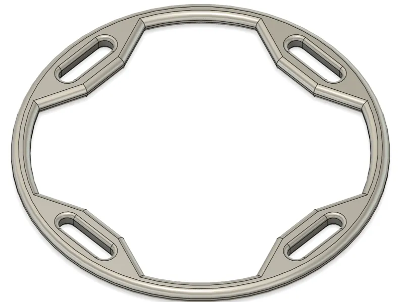 Komperdell basket for adjustable ski poles
