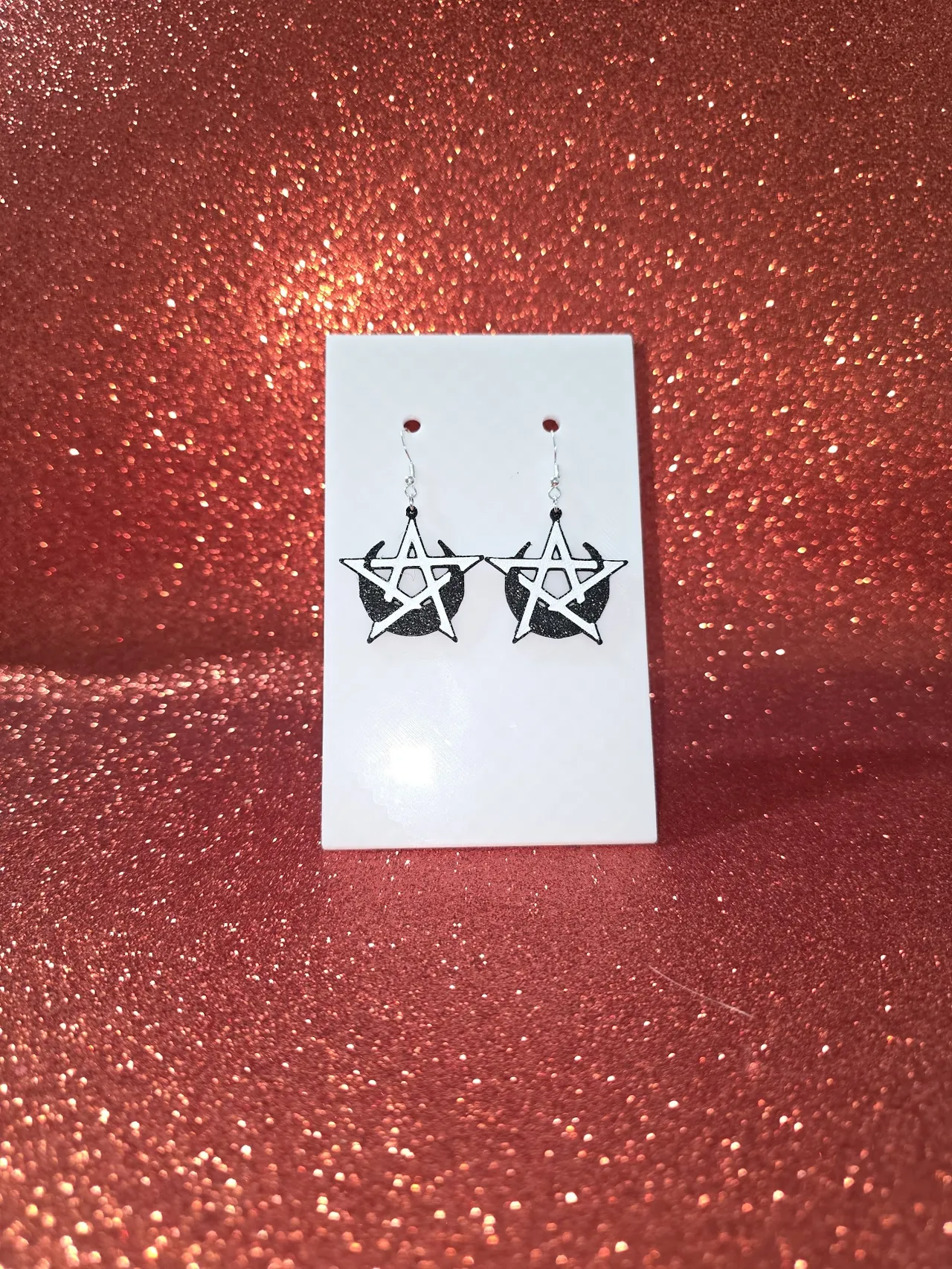 Stars and Moon of Witches earrings view 2