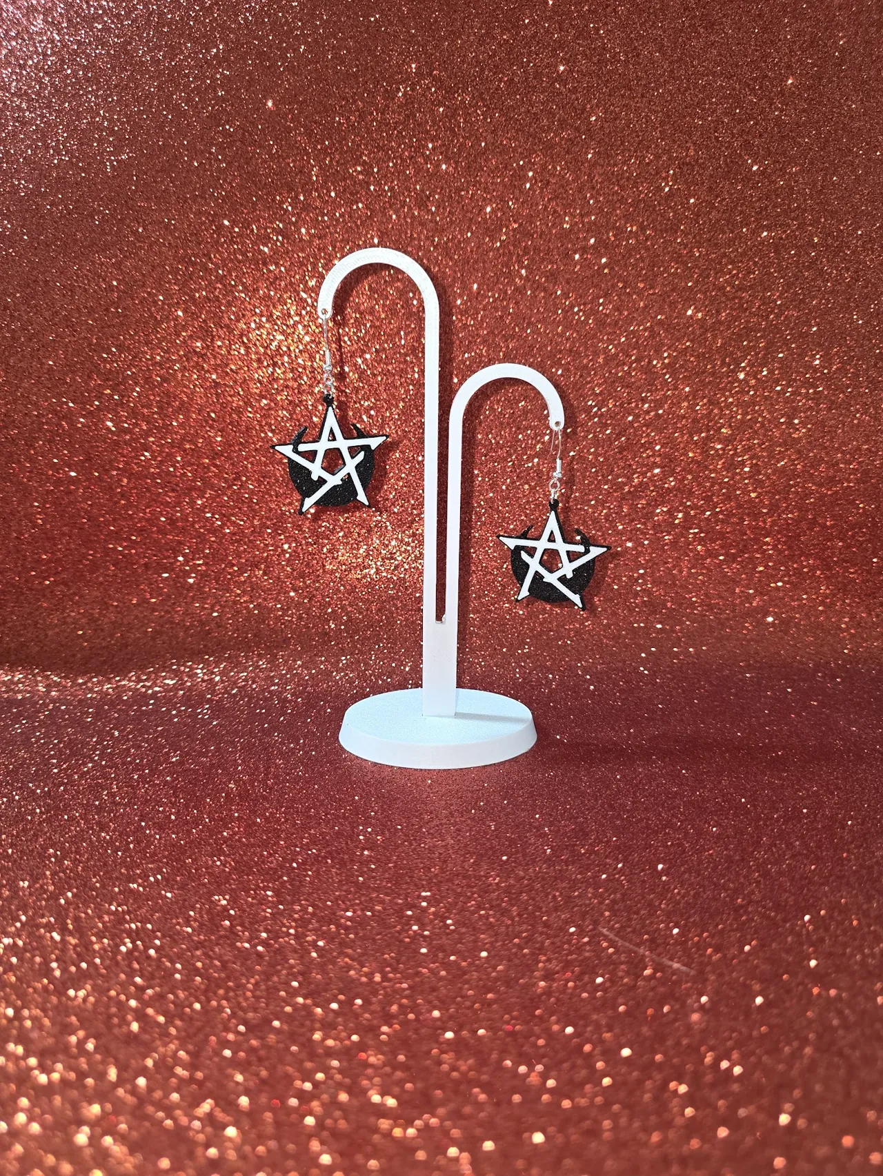 Stars and Moon of Witches earrings view 3