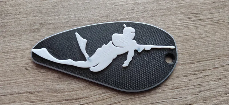 Spearfishing keychain