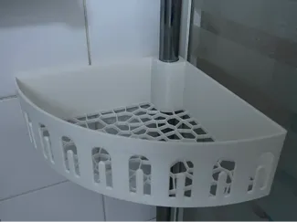 Etagere d'angle salle de bain