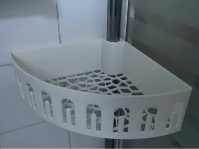 Bathroom corner shelf