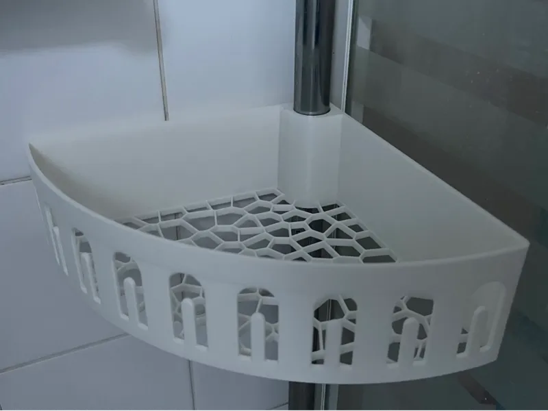Etagere d'angle salle de bain