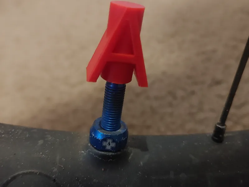 Letter A Valve Cap