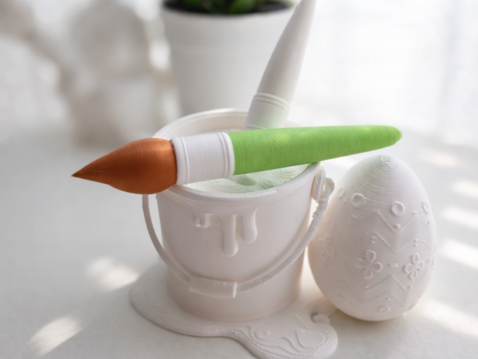 Oster-Pinsel | Easter Paint Brush, Easy-Print Deko