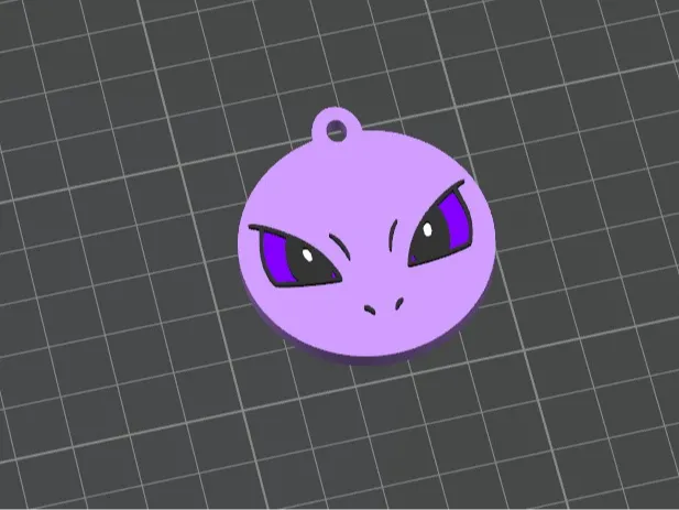 Mewtwo Keychain