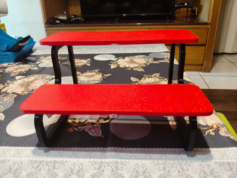 雙層桌面展示架 Two-Tier Desktop Display Stand