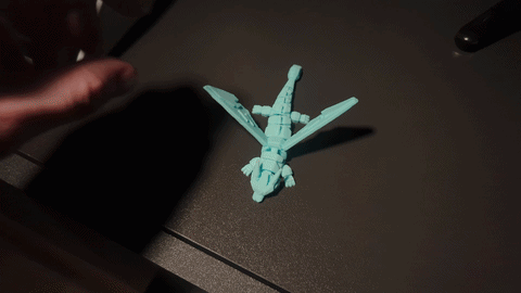 Miniatura 1 do modelo 3D Flexi Lightning Dragon