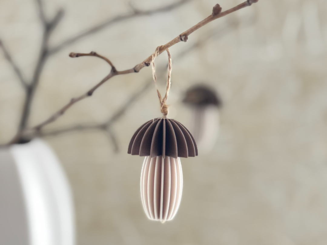 Ribbed mushroom 3D model