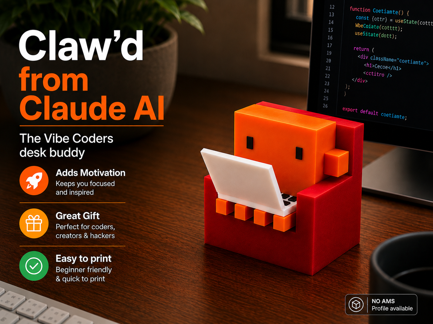 Claw'd – Your Claude Code AI Desk Buddy 