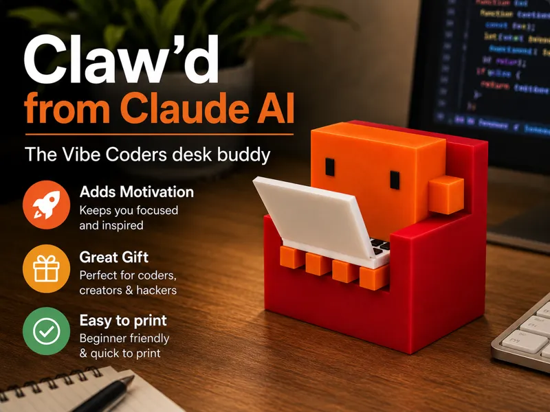 Claw'd – Your Claude Code AI Desk Buddy 