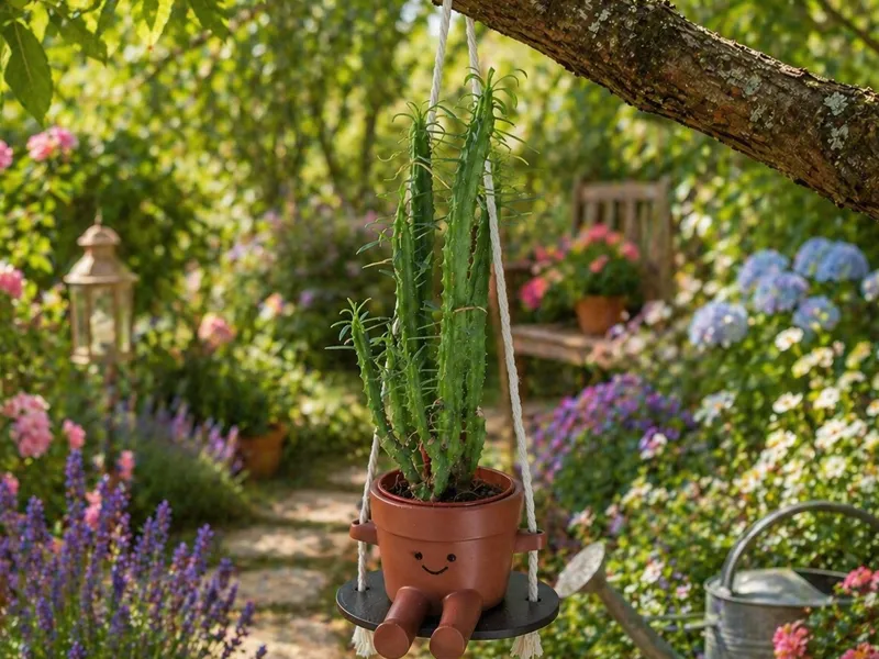 Hanging Planter Buddy – Cute Swing Pot