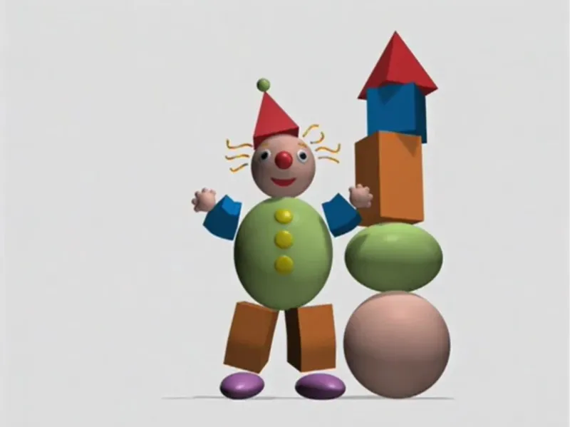 Shape Clown From Baby Newton