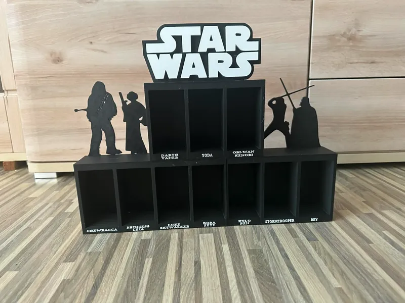 Star wars kinder surprice figures stand
