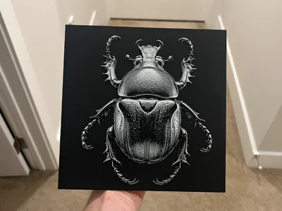 Scarab Beetle Hueforge