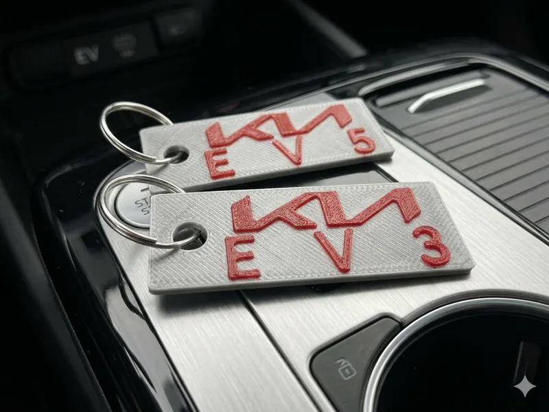 Kia EV Series Keyring Collection