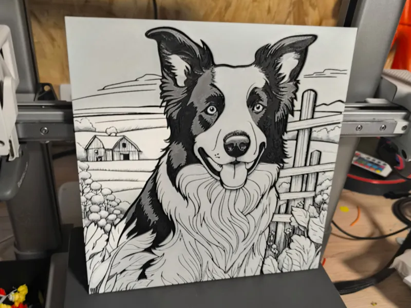 hueforge border collie