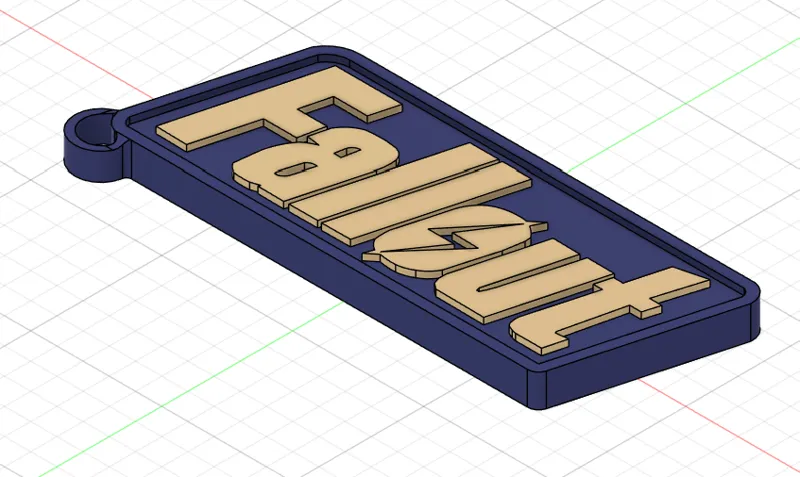 Fallout Logo Keychain