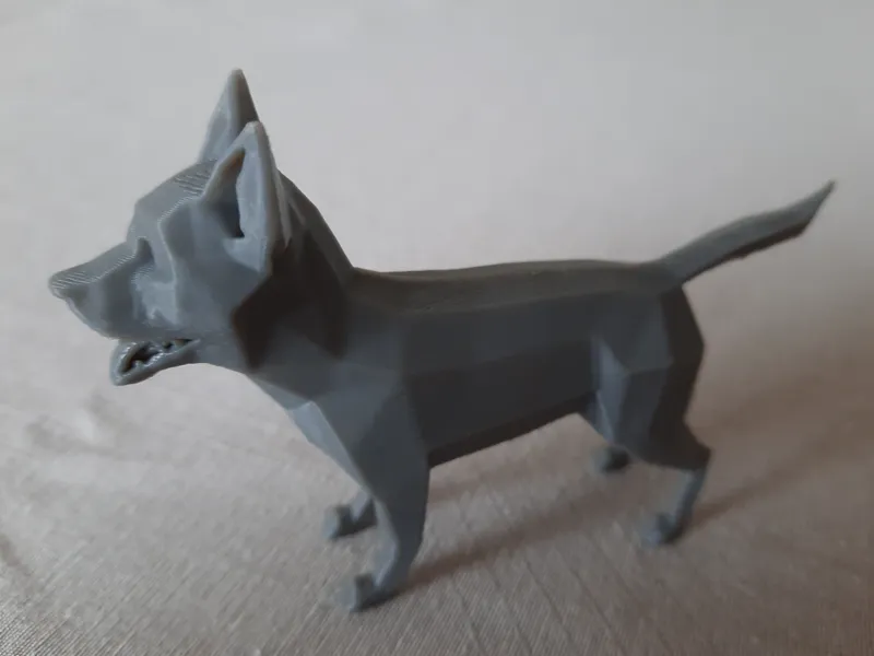 Low Polygon Dog