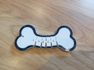 Flexi Knochen Schlüssel Anhänger