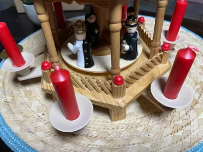 Candle Holder Christmas Pyramid