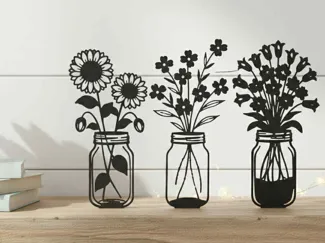 Summer Garden in a Jar - Minimalist Flower