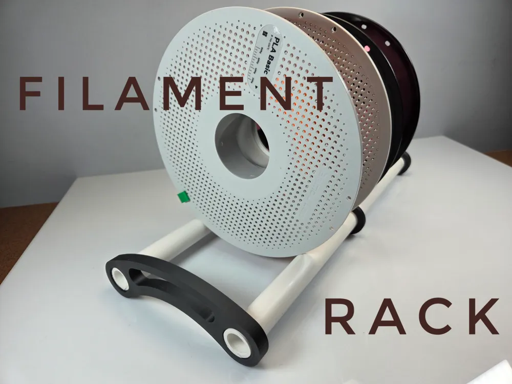Filament Spool Rack - Free 3D Print Model - MakerWorld