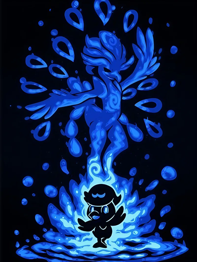 Quaquaval HueForge / The Water Dancer Within