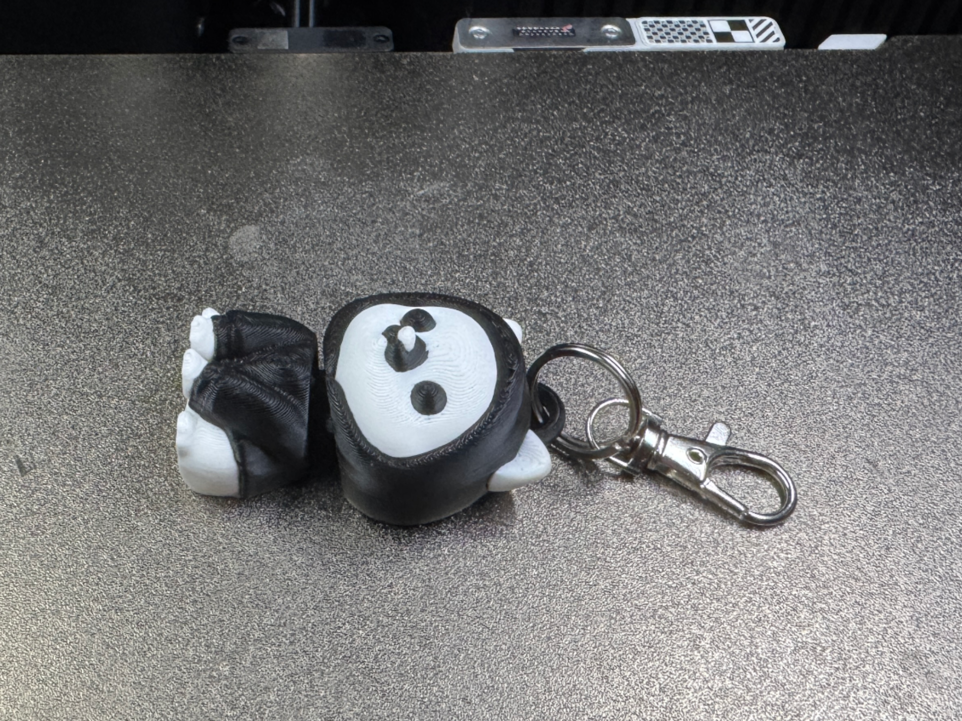 The Hoodie  Cat Flexi-Keychain