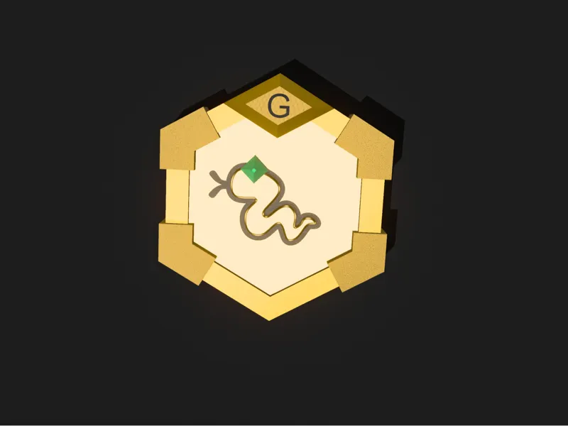 Snake Medal Pendant from Medalbots