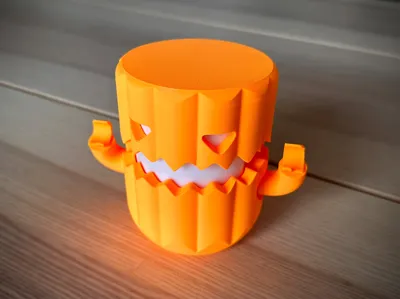 Mechanical Halloween Pumpkin Lantern - Free 3D Print Model - MakerWorld