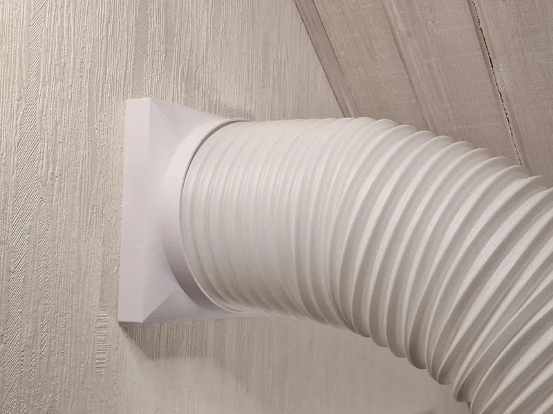 Adapter for 150mm Flexible hose to Fresh Wall vent