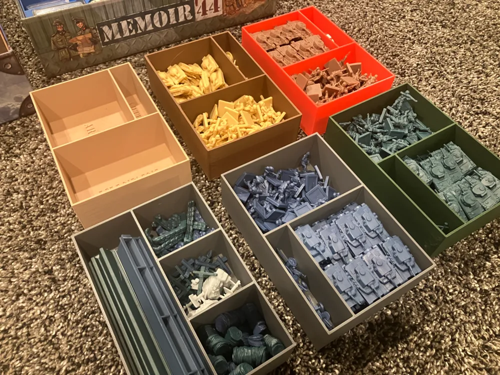 Memoir '44 Storage Modules - Free 3D Print Model - MakerWorld