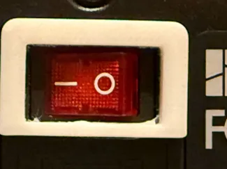 Bambu P1S Switch Off Cover Protector