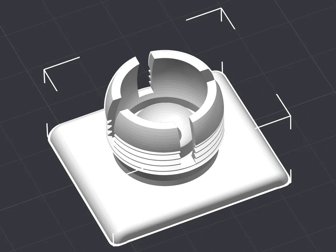Miniatura 1 do modelo 3D 球头模块v2改进版