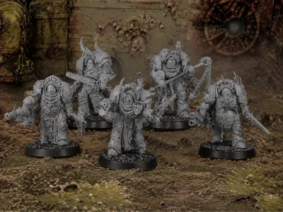 Plague Lord Terminators Plague Legion Squad