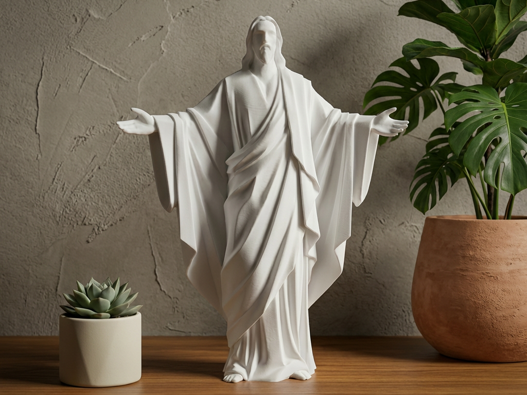 Minimalist Jesus Ornament