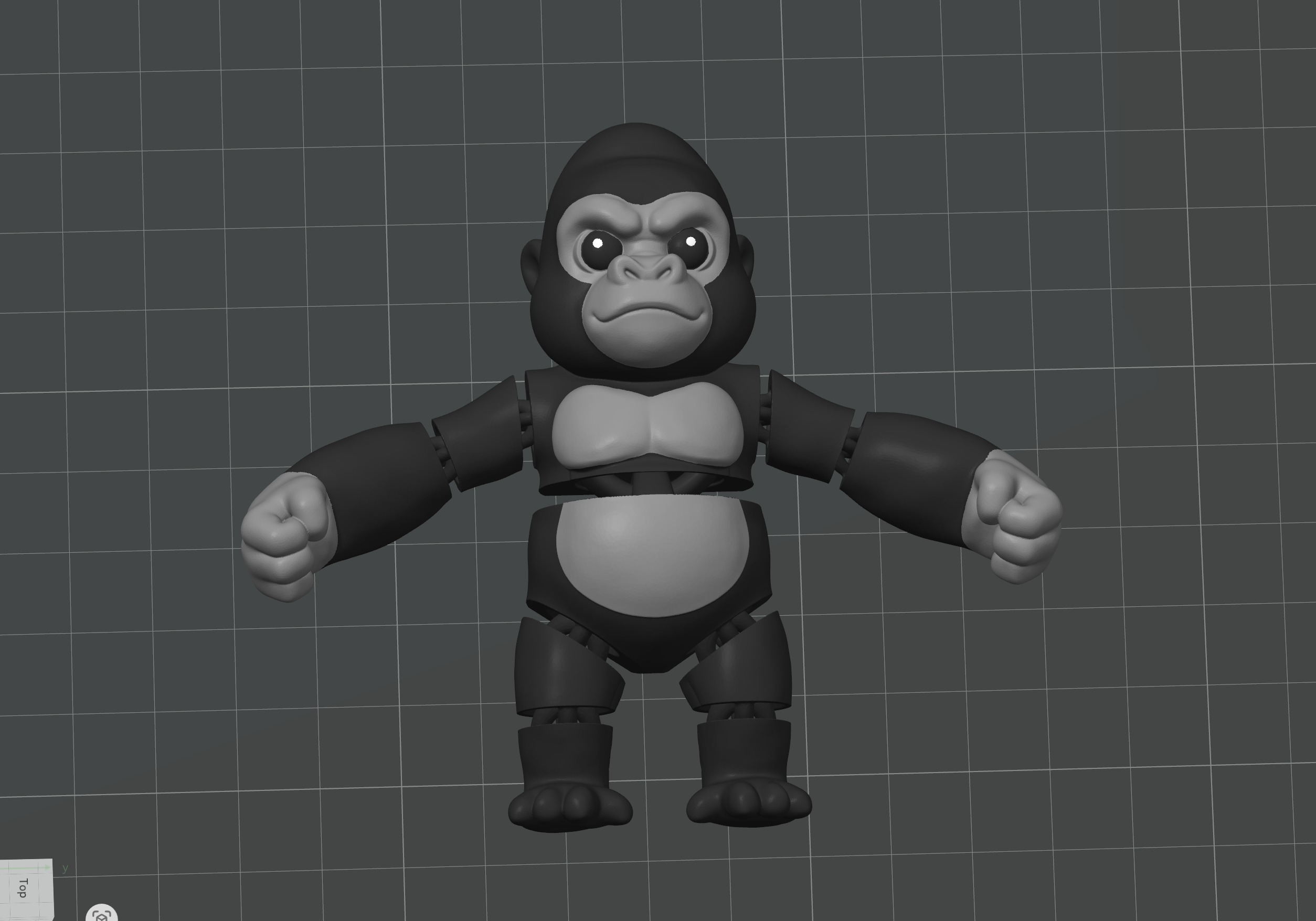 Miniatura 1 do modelo 3D Flexi Gorilla