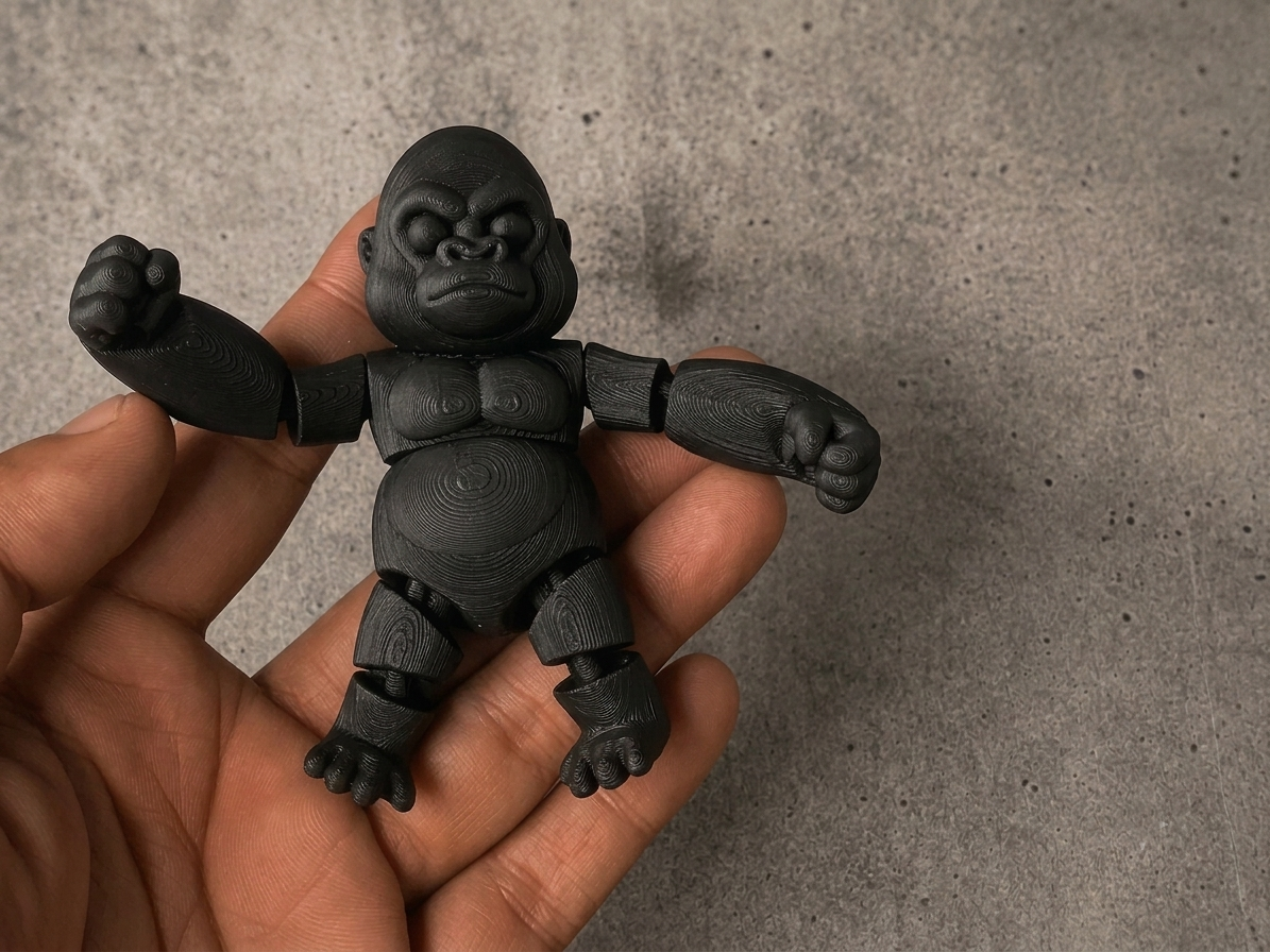 Miniatura 3 do modelo 3D Flexi Gorilla