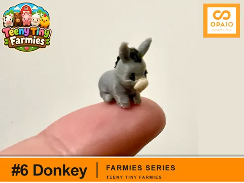 Soporte: TeenyTinyFarmies-#6-Donkey — referencia de MakerWorld