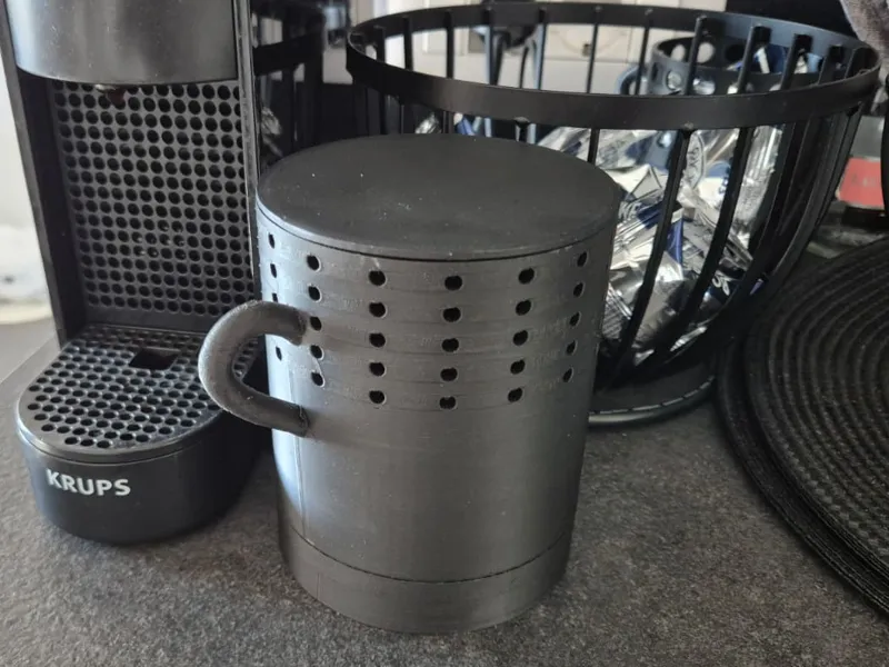 Svuota capsula o cialda caffè tondo