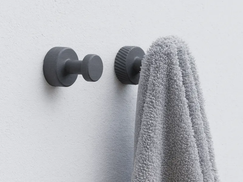 Hook grooved surface (Tape / Glue) 