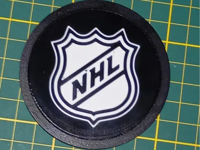 Air hockey NHL puck