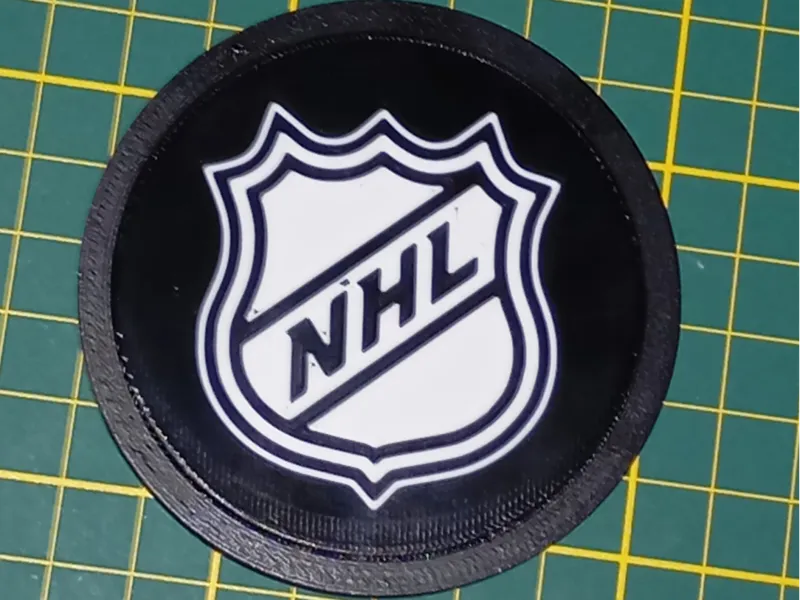 Air hockey NHL puck