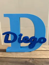 Prénom Diego en lettres décoratives — photo 3