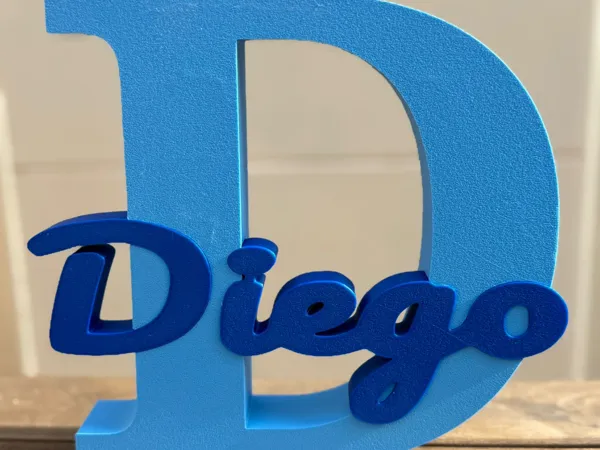 Prénom Diego en lettres décoratives